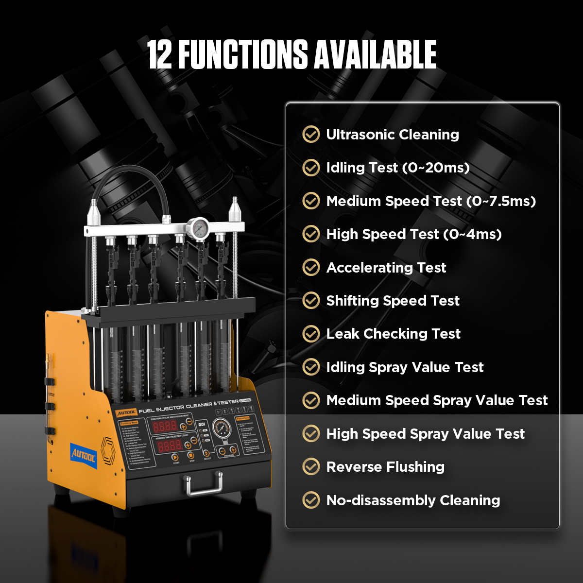 AUTOOL CT400 Car GDI EFI FEI F - đánh giá và giá Fuel Injector Cleaner