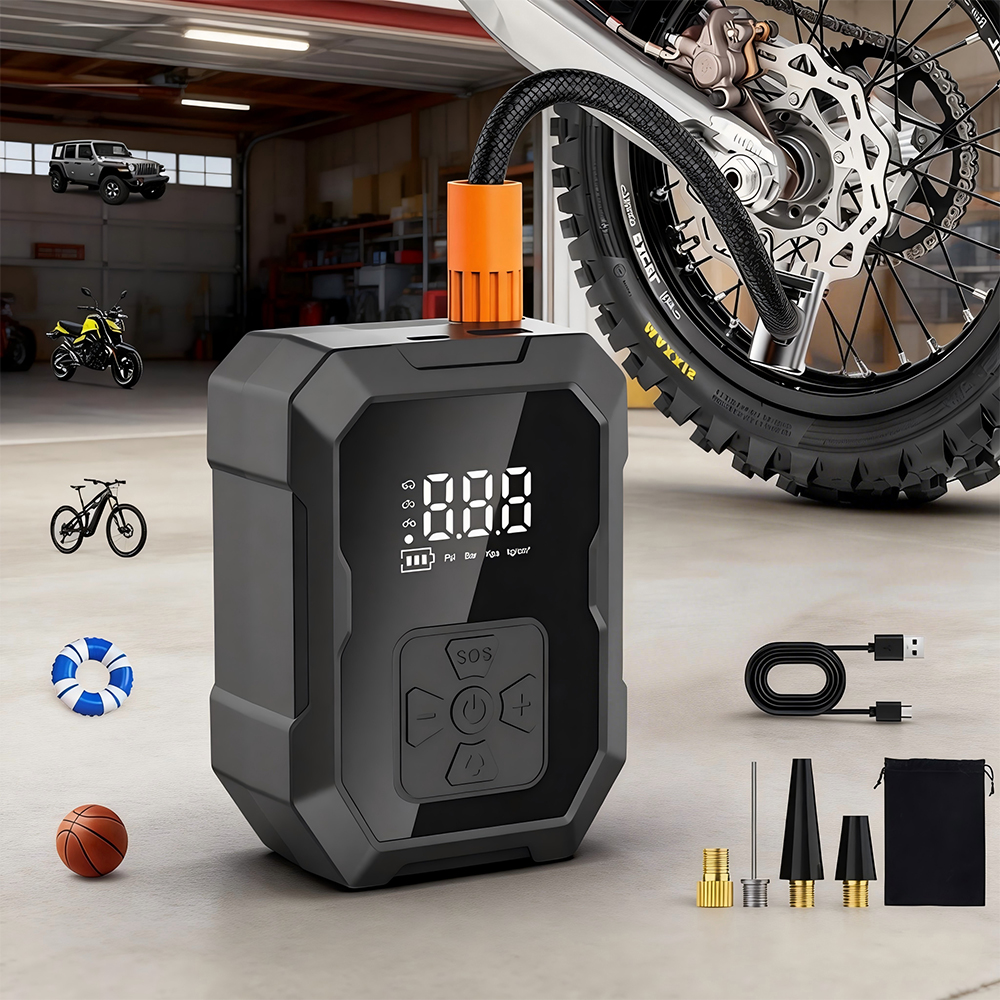 YIJU Mini Air Pump Tire Inflat - đánh giá và giá Car Portable Tire Inflator